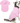 Pink Dog Hoodie with Leash Hole_M191_