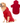 M185_Red Dog Hoodie with Leash Hole for Large & Small Dogs