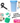 Pack of 3 (Pad scrubber , Dog Car Seat Belt and Silicone Brush) With Free Pillow Cover